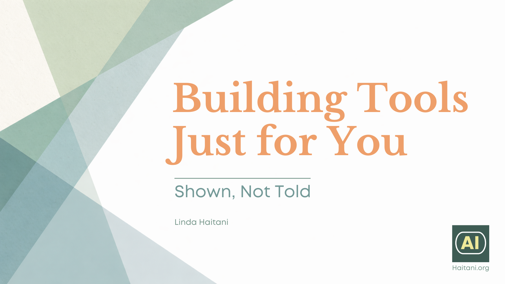 Building Tools Just for You — Coming Soon